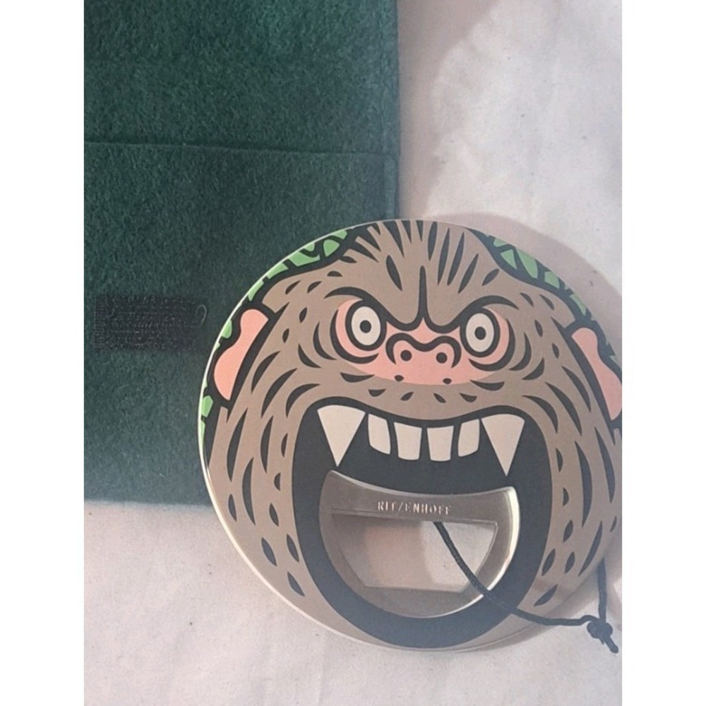 Ritzenhoff Bottle Opener Klaus Meinhardt 2004 Double Sided Face Germany NEW